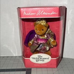 Madame Alexander Aladdin’s Princess Bear in Purple and Gold